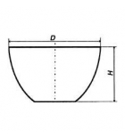 Тигель кварцевый низкий Н-20 мл