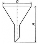 Воронка кварцевая d-36