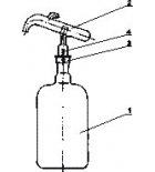Склянка от прибора для отмеривания серной кислоты