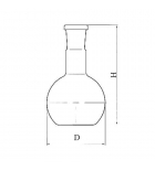 колба плоскодонная КП-1-250-29/32