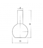 колба плоскодонная КП-2-250-34