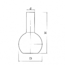 колба плоскодонная КП-2-500-34