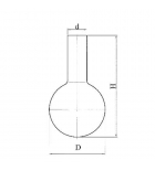 колба круглодонная К-3-100-22