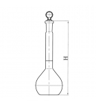 колба мерная ПМ 2-10 (пробка массивная)