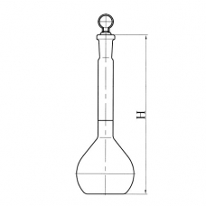 колба мерная ПМ 2-1000 (пробка массивная)